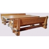 Дубовый набор мебели - Могучий - с кованным декором.